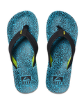 The Reef Boys Boys Ahi Flip Flops in Blue Coral