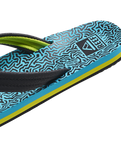 The Reef Boys Boys Ahi Flip Flops in Blue Coral