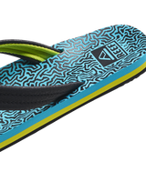 The Reef Boys Boys Ahi Flip Flops in Blue Coral