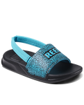 The Reef Boys Boys Little One Sliders in Blue Coral