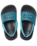 The Reef Boys Boys Little One Sliders in Blue Coral