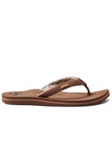 The Reef Womens Cushion Sands Flip Flops in Espresso