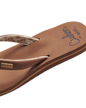 The Reef Womens Cushion Sands Flip Flops in Espresso