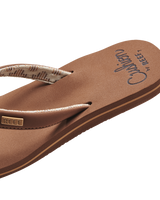 The Reef Womens Cushion Sands Flip Flops in Espresso