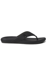 The Reef Mens Cushion Phantom 2.0 Flip Flops in Black