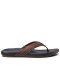 The Reef Mens Cushion Phantom 2.0 Flip Flops in Brown & Black