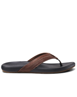 The Reef Mens Cushion Phantom 2.0 Flip Flops in Brown & Black