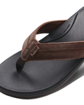 The Reef Mens Cushion Phantom 2.0 Flip Flops in Brown & Black