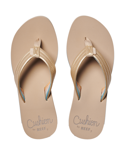 The Reef Womens Cushion Breeze Flip Flops in Golden Hour