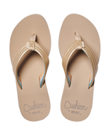 The Reef Womens Cushion Breeze Flip Flops in Golden Hour