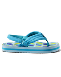 The Reef Boys Boys Little Ahi Flip Flops in Blue Fish