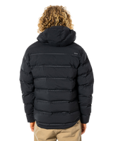 The Rip Curl Mens Anti Series Elite Puffer Jacket in Black