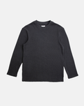 Classic Waffle Knit Jumper in Vintage Black