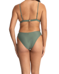 The Rhythm Womens Classic Holiday Bikini Bottoms in Olive