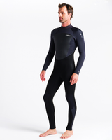 The C-Skins Mens Legend 4/3mm Back Zip Wetsuit in Black & Anthracite