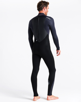 The C-Skins Mens Legend 4/3mm Back Zip Wetsuit in Black & Anthracite