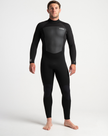 The C-Skins Mens Legend 5/4mm Back Zip Wetsuit in Black & Anthracite