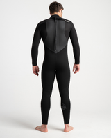 The C-Skins Mens Legend 5/4mm Back Zip Wetsuit in Black & Anthracite