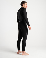 The C-Skins Mens Legend 5/4mm Back Zip Wetsuit in Black & Anthracite