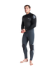 The C-Skins Mens Legend 5/4mm Back Zip Wetsuit in Graphite, Black & Silver Grey