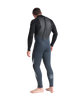 The C-Skins Mens Legend 5/4mm Back Zip Wetsuit in Graphite, Black & Silver Grey