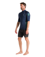 Nuwave Basics Rash Vest in Bluestone