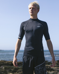 Nuwave Basics Rash Vest in Anthracite