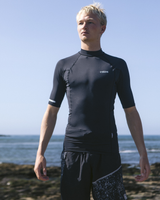 Nuwave Basics Rash Vest in Anthracite