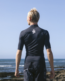 Nuwave Basics Rash Vest in Anthracite