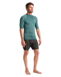 Nuwave Basics Rash Vest in Dark Sage