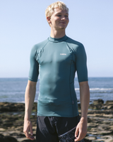 Nuwave Basics Rash Vest in Dark Sage