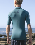 Nuwave Basics Rash Vest in Dark Sage