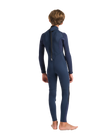 The C-Skins Boys NuWave Element 3/2mm Back Zip Wetsuit in Bluestone, Slate & Multi