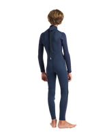 The C-Skins Boys NuWave Element 3/2mm Back Zip Wetsuit in Bluestone, Slate & Multi