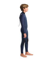 The C-Skins Boys NuWave Element 3/2mm Back Zip Wetsuit in Bluestone, Slate & Multi