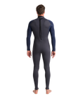 The C-Skins Mens NuWave Element 3/2mm Back Zip Wetsuit in Anthracite, Slate & Saffron