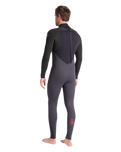 NuWave Legend 5/4/3mm Back Zip Wetsuit in Anthracite, Black & Rust