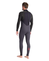 NuWave Legend 5/4/3mm Back Zip Wetsuit in Anthracite, Black & Rust