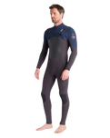 NuWave Rewired 5/4mm Chest Zip Wetsuit in Meteor, Meteor X & Bluestone X