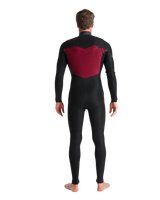 The C-Skins Mens NuWave Session 3/2mm Chest Zip Wetsuit in Bluestone, Black X & Saffron