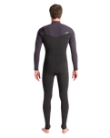 NuWave Session 5/4/3mm Chest Zip Wetsuit in Black, Meteor X & Rust