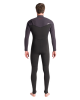 NuWave Session 5/4/3mm Chest Zip Wetsuit in Black, Meteor X & Rust