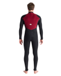 NuWave Session 5/4/3mm Chest Zip Wetsuit in Black, Meteor X & Rust