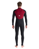 NuWave Session 5/4/3mm Chest Zip Wetsuit in Black, Meteor X & Rust