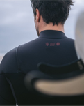 NuWave Session 5/4/3mm Chest Zip Wetsuit in Black, Meteor X & Rust