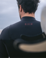 NuWave Session 5/4/3mm Chest Zip Wetsuit in Black, Meteor X & Rust