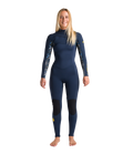 The C-Skins Womens NuWave Solace 4/3mm Chest Zip Wetsuit in Bluestone, Bluestone X & Tropical