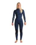 The C-Skins Womens NuWave Solace 4/3mm Chest Zip Wetsuit in Bluestone, Bluestone X & Tropical