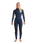 The C-Skins Womens NuWave Solace 4/3mm Chest Zip Wetsuit in Bluestone, Bluestone X & Tropical