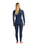 The C-Skins Womens NuWave Solace 4/3mm Chest Zip Wetsuit in Bluestone, Bluestone X & Tropical